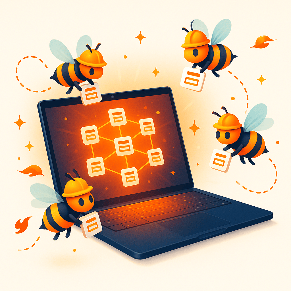 BlazeHive Connecting backlinks