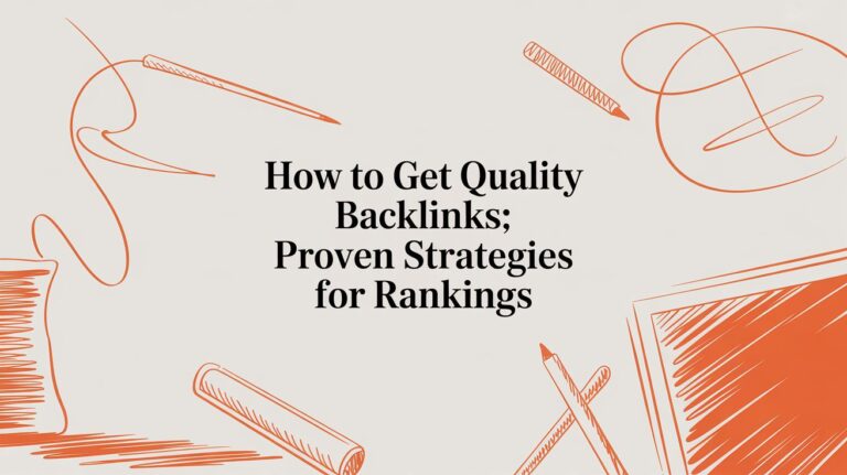 How to Get Quality Backlinks: Proven Strategies for Better Rankings