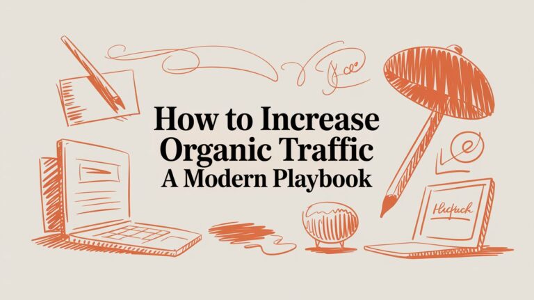 How to Increase Organic Traffic: A Modern Playbook